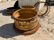 CATERPILLAR 785 QTY OF (3) 51”...... RIMS W/ LOCK RINGS