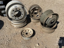 QTY OF (2) 10 LUG PATTERN CENTURION RIMS, (2) 8