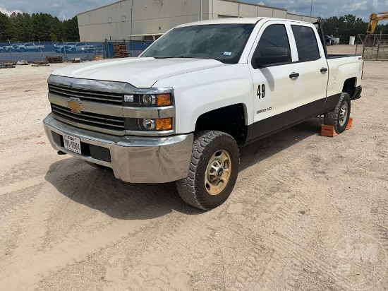 2017 Chevrolet 2500 Hd Crew Cab 4x4 Pickup Vin: 1gc1kueg4hf193855