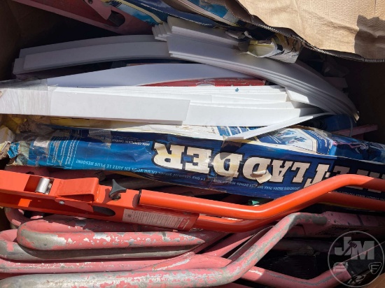 Box Of Safety Ladders & Box Of Harnesses & Pvc Fittings
