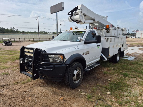 2014 Ram 5500hd Single Axle Bucket Truck Vin: 3c7wrmbl1eg292388