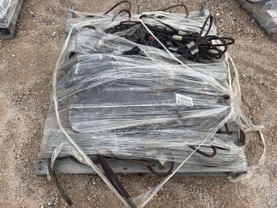 4 Pallets Of Steel Slings