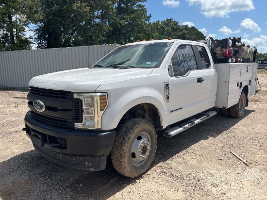 2019 FORD F-350XL SD EXTENDED CAB 4X4 MECHANICS TRUCK VIN: 1FD8X3HT8KEC84042