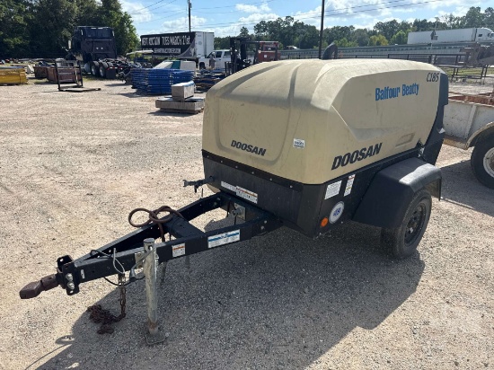 2021 Doosan C185wdo-T4f Portable Air Compressor Sn: 501046ubafh70
