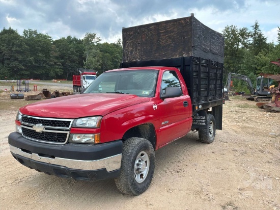 2006 Chevrolet Silverado S/A Flatbed Truck Vin: 1gbhc34u46e266971