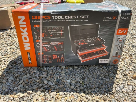 UNUSED WOKIN 901013 132 PC TOOL CHEST SET