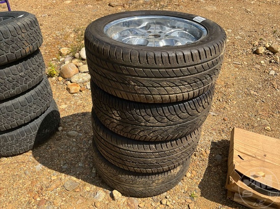QTY OF (4) FORTIS MAXTREK 305/45R22 TUBELESS AIR FILLED TIRES,