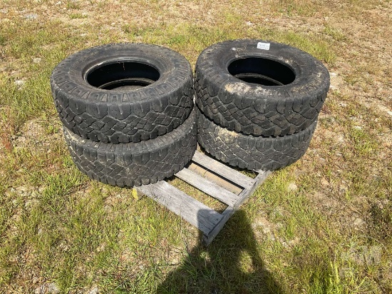 QTY OF (4) GOODYEAR WRANGLER LT265/75R16 TIRES
