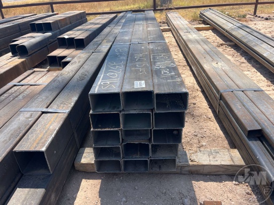15 PCS @ 14.5 FT HOT ROLLED .188 IN. X 4 IN. X 6 IN. RECTANGULAR TUBING
