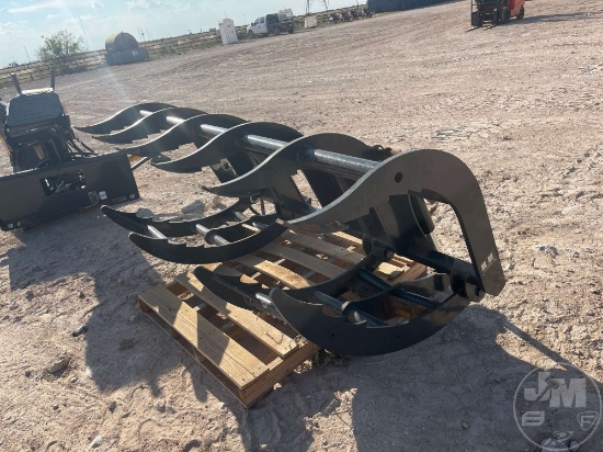 2025 Wolverine Sbg-13-72w 84 Inch Dual Cylinder Grapple Bucket Sn: Zw-00257