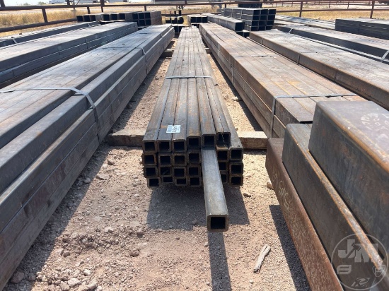27 PCS @ 19.75 FT HOT ROLLED .25 IN. X 2 IN. X 2 IN. SQUARE TUBING