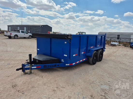 2025 TRES ESTRELLAS TD7014LC8B 14' STEEL DUMP TRAILER VIN: 3GHCK1426SA000007