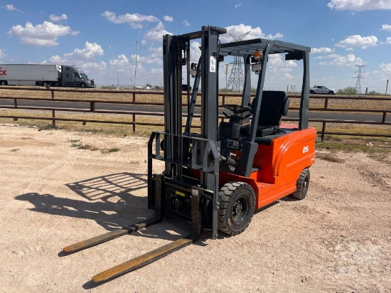2025 Machpro Ef-Orange-2.5t 5000 Lbs Electric Forklift Sn: 202508110110