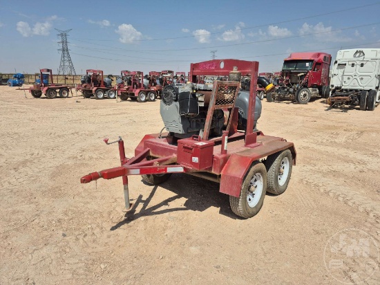 2011 GORMAN RUPP T-4 SELF PRIMING CENTRIFUGAL TRAILER MOUNTED PUMP