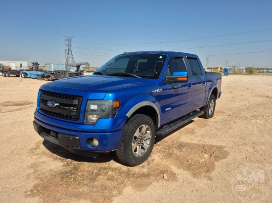 2013 Ford F-150 Fx4 Crew Cab 4x4 Pickup Vin: 1ftfw1et8dfa04494