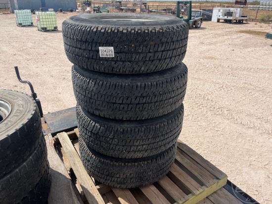 QTY OF (4) MICHELIN LT265/70R17 TIRES W/ RIMS