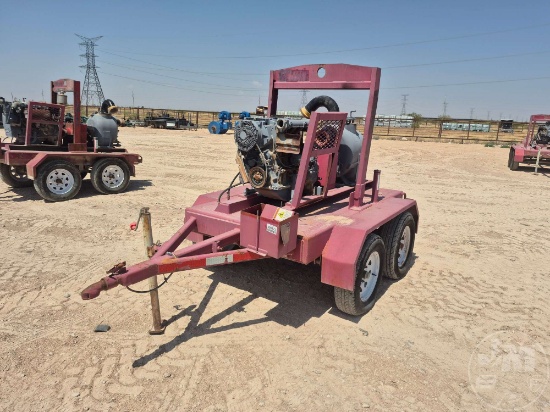 2012 GORMAN RUPP T-4 SELF PRIMING CENTRIFUGAL TRAILER MOUNTED PUMP