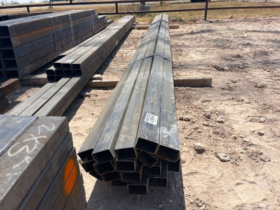 18 PCS @ 24 FT HOT ROLLED 14GA 2 IN. X 3 IN. RECTANGULAR TUBING