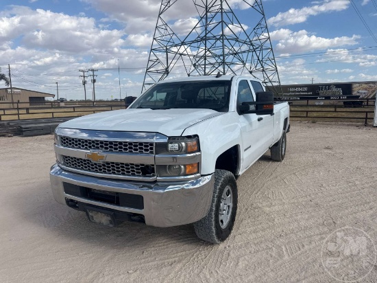 2019 CHEVROLET 2500 HD CREW CAB 4X4 PICKUP VIN: 1GC1KREG3KF179689