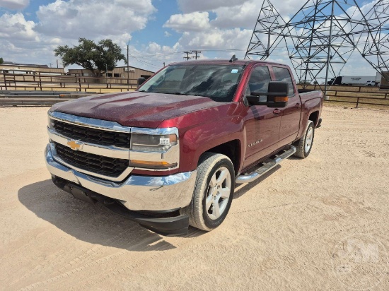 2016 CHEVROLET SILVERADO LT CREW CAB 4X4 PICKUP VIN: 3GCUKREC0GG356666
