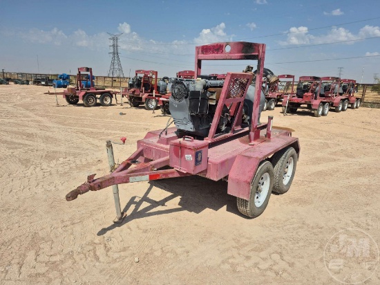 2012 GORMAN RUPP T-4 SELF PRIMING CENTRIFUGAL TRAILER MOUNTED PUMP