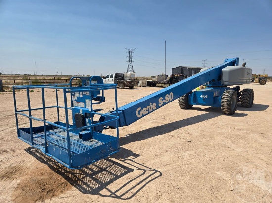 2006 GENIE 2-80 4X4 TELESCOPIC BOOM LIFT SN: S8006-5228