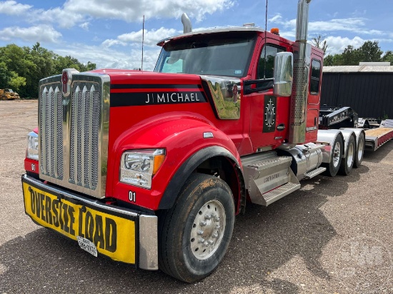 2024 Kenworth W990 Heavy Haul Tri Axle Truck Tractor Vin: 1xk1p4tx2rj262372