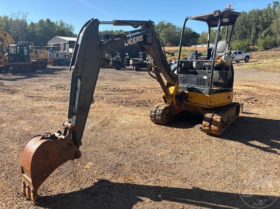 2015 Deere 27d Mini Excavator Sn: 1ff027dxceg260190