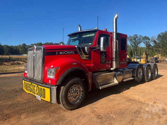 2024 Kenworth W990 Heavy Haul Tri Axle Truck Tractor Vin: 1xk1p4tx2rj262372