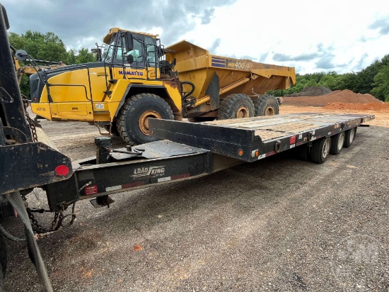 2022 LOAD KING LK25TT TRI/A TAG A LONG TILT DECK TRAILER 25 TON VIN: 5LKT37322N2032536
