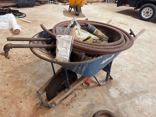 Wheel Barrel W/Copper Fittings & Valves