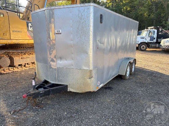 2018 Carry On 7x16cgrbn T/A 7'X16' Enclosed Trailer Vin: 4ymbc1823jt022344