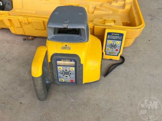 SPECTRA PRECISION GL412 ROTARY LASER LEVEL W/RC402 LASER REMOTE SN: 17308943