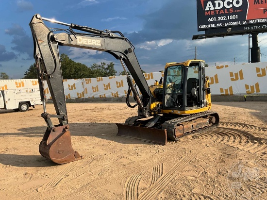 2018 DEERE 85G MINI EXCAVATOR SN: 1FF085GXHJJ019769