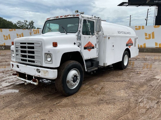 1979 INTERNATIONAL 1854 SINGLE AXLE WATER TRUCK VIN: AA185JHA17085