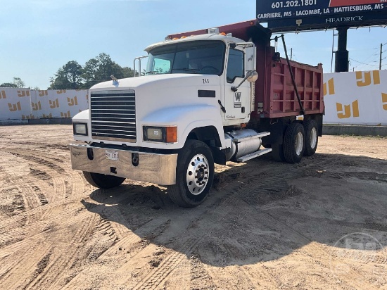 2005 Mack Chn 613 Tandem Axle Dump Truck Vin: 1m1aj06y45n001550