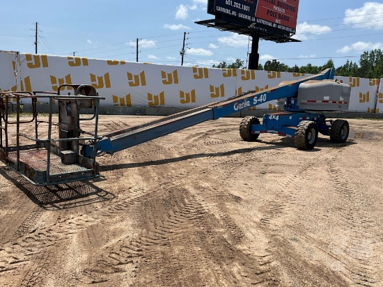 2016 GENIE S-40 4X4 TELESCOPIC BOOM LIFT SN: S4016H-22992