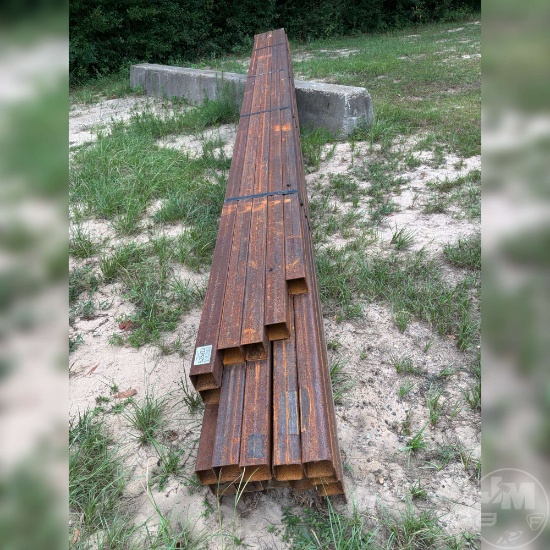 QTY OF (25) 20’......X3”......X3”......SQUARE TUBING,17’......9”...... 3”......X3”...... SQUARE TUBI