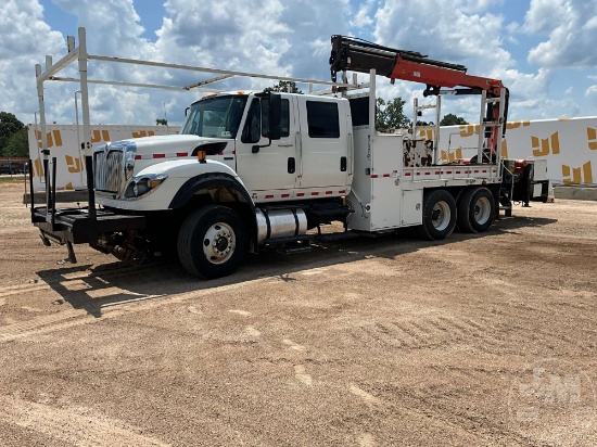PALFINGER PK14002EHB 13440 LB MOUNTED ON 2012 INTERNATIONAL 7600 SBA KNUCKLE BOOM TRUCK VIN: 1HTGSSH
