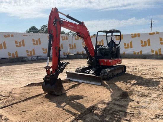 KUBOTA KX057-5 MINI EXCAVATOR SN: KNCDZ37CCM3D11164