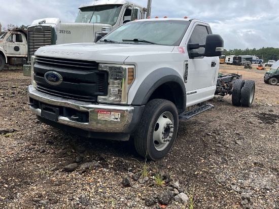 2019 FORD F-550XL SD S CAB & CHASSIS VIN: 1FDUF5GT3KEF22488