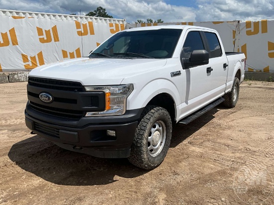 2018 FORD F-150 XL CREW CAB 4X4 PICKUP VIN: 1FTFW1E52JKF23271