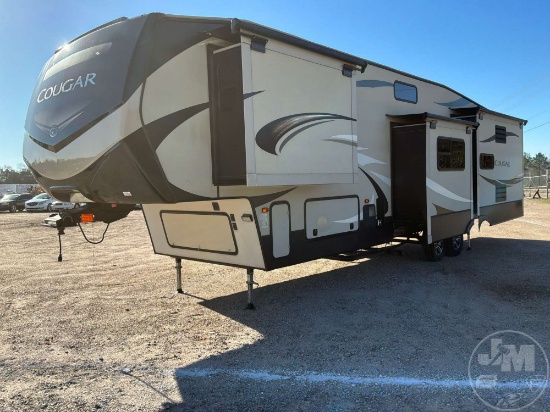 2019 KEYSTONE COUGAR FIFTH WHEEL CAMPER VIN: 4YDF36828K2510756