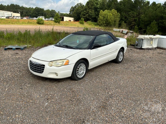 2005 CHRYSLER SEBRING CAR VIN: 1C3EL55R35N705021