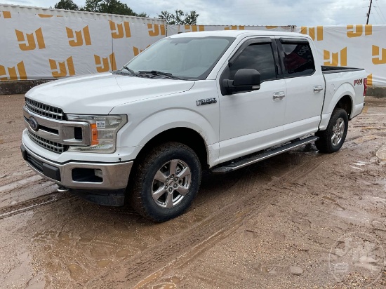 2018 FORD F-150 XLT CREW CAB 4X4 PICKUP VIN: 1FTEW1E50JFC89068
