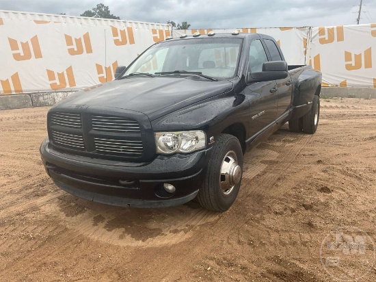 2005 DODGE RAM 3500 LARAMIE DOUBLE CAB 4X2 PICKUP VIN: 3D7MR48C25G710491