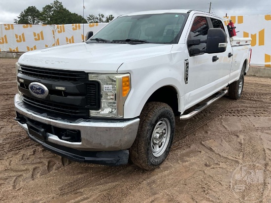 2017 Ford F-250 Xl Crew Cab 4x4 Pickup Vin: 1ft7w2b63he832985