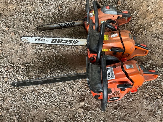 Qty Of (3) Echo Timber Chainsaws