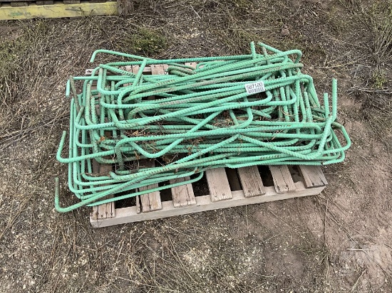 QTY OF (4) PALLETS OF VARIOUS SIZE REBAR