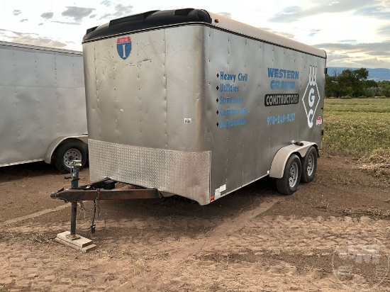 2016 INTERSTATE WEST VICT714TA2 ENCLOSED TRAILER 7'X14' VIN: 4RAVS1421GN097754